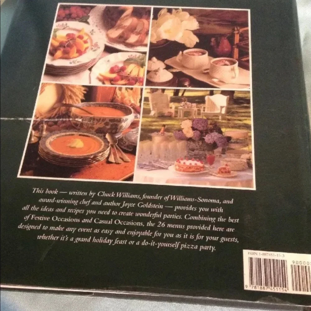 Williams Sonoma Complete Entertaining Cookbook, Williams, Chuck, Goldstein,Joyce
